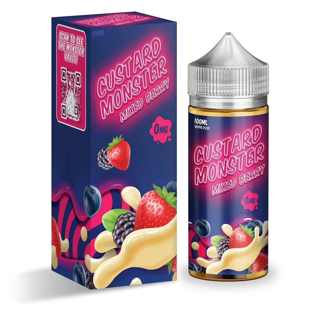 Custard-Monster-100mL-Mixed-Berry Custard-Monster-100mL-Mixed-Berry
