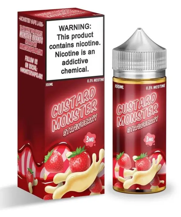 Custard-Monster-100mL-Strawberry