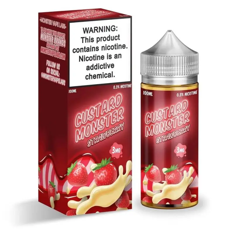 Custard-Monster-100mL-Strawberry