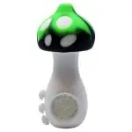 4-25-mushroom-shape-silicone-hand-pipe-green-black-01