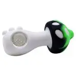 4-25-mushroom-shape-silicone-hand-pipe-green-black-02